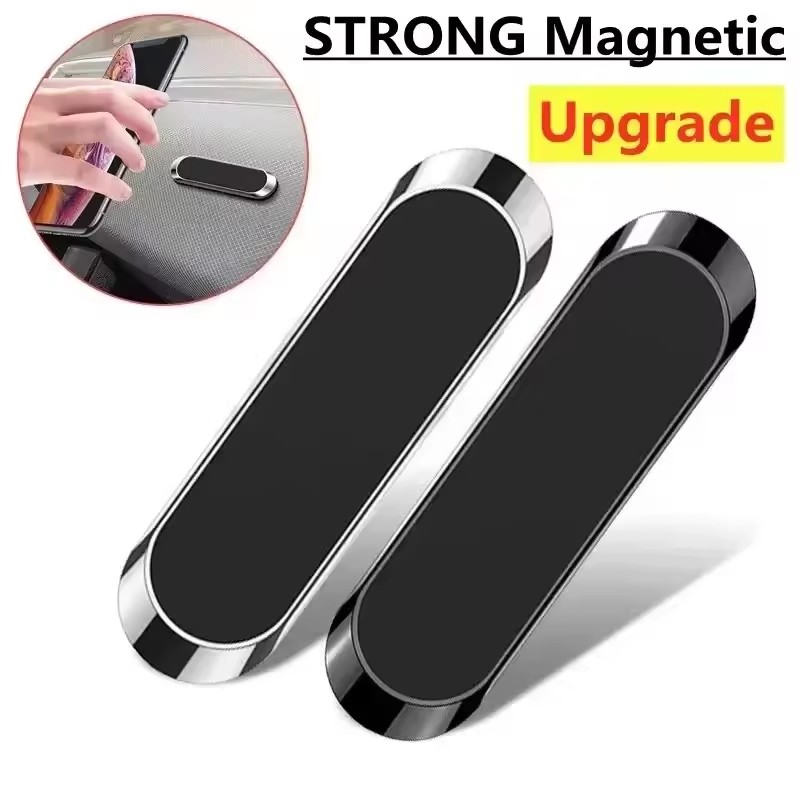 Phone Accessories - 金属製磁気式スマホホルダー 磁気式車載スマホホルダー スタンド 亜鉛合金マグネット 車載GPS対応マウント 携帯電話ホルダー