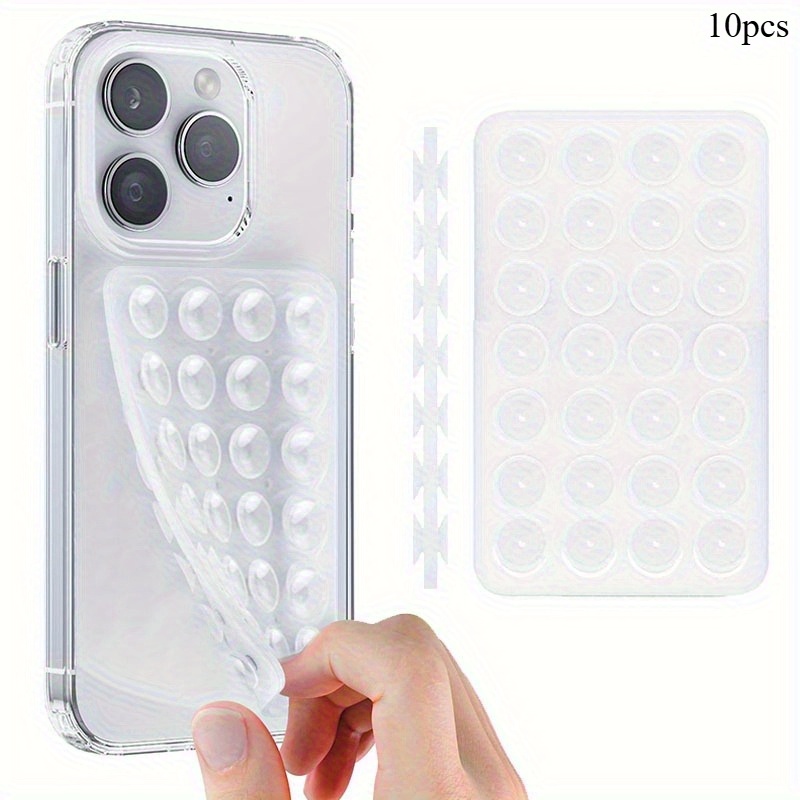 Phone Accessories - 10個入り両面シリコン吸盤式スマホホルダー 強力グリップ 防水シャワー対応スタンド ビデオ撮影・写真撮影用