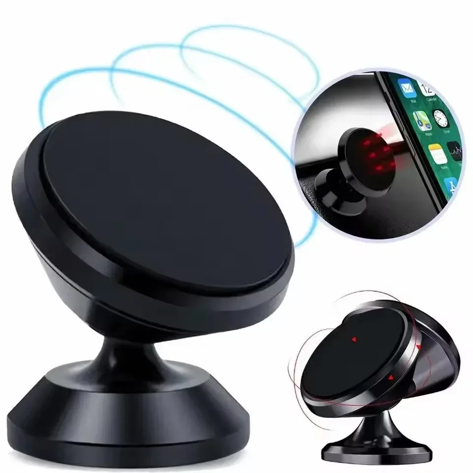 Phone Accessories - マグネット式車載携帯電話ホルダー マグネットマウント モバイル携帯電話スタンド GPSサポート iPhone 15