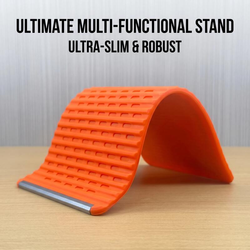 Phone Accessories For Travel - クリエイティブな折りたたみ式携帯電話スタンド - 柔軟に変形するデスク用タブレット・ノートパソコンホルダー 旅行用アクセサリー