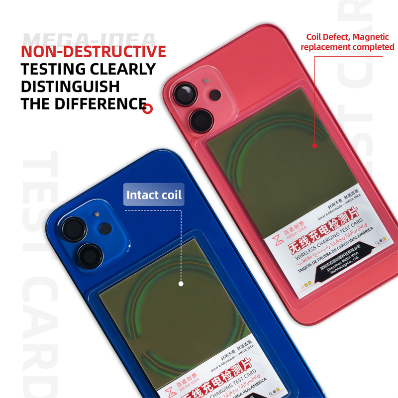 Phone Accessories Ideas - Qianli Mega-idea ワイヤレス充電精密検出器 自己修復機能付き 携帯電話やアクセサリーのテストに不可欠