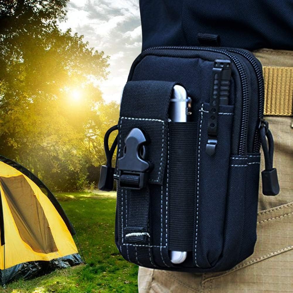 戦術的なモールベルトポーチ軍事ウエストバッグ EDC ツール - Phone Accessories のレビューと価格