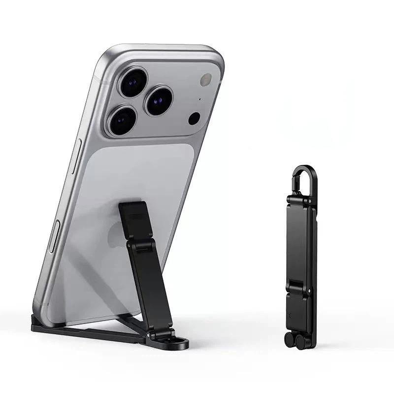 折りたたみ式ミニキーホルダー型携帯電話スタンド、多角度調整可 - Phone Accessories For Travel のレビューと価格