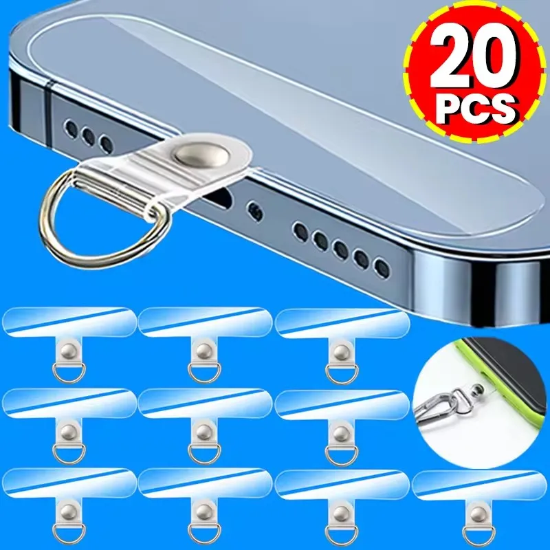 ユニバーサル透明取り外し可能な電話ストラップクリップカードリ - Phone Accessories For Android のレビューと価格