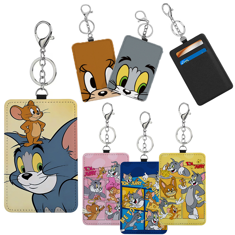 トムとジェリー ポータブル輸送バスカードホルダー キーホルダ - Phone Accessories For Travel のレビューと価格