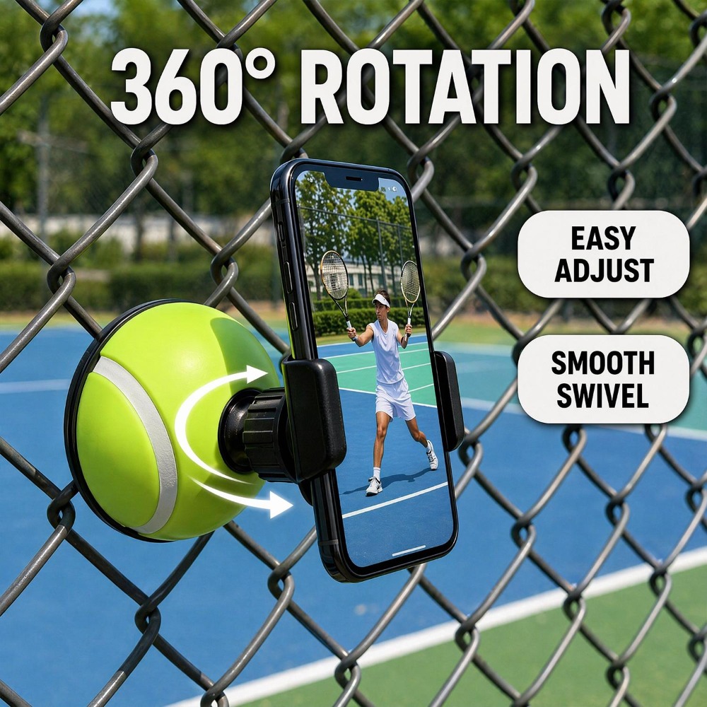 ユニバーサルボール型スマホホルダー360 °   回転ジンバ - Phone Accessories のレビューと価格