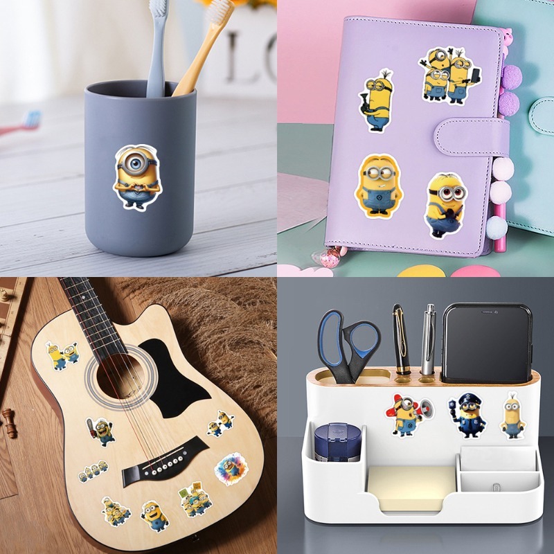 55枚入りミニオン漫画グラフィティステッカーセット 防水DI - Phone Accessories Ideas のレビューと価格