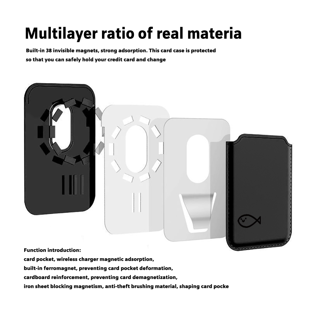 ラインキャットフィッシュ柄マグネットレザーウォレット iPh - Phone Accessories For Android のレビューと価格