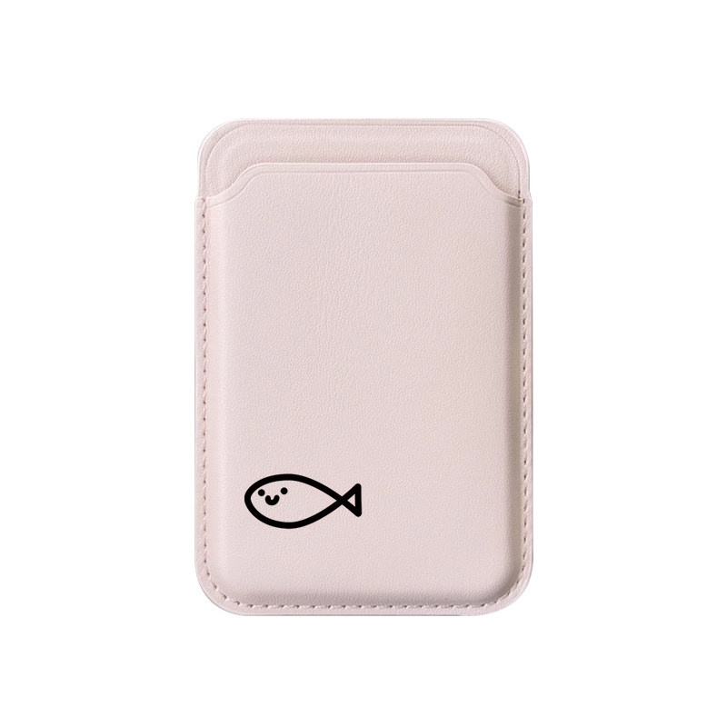 ラインキャットフィッシュ柄マグネットレザーウォレット iPh - Phone Accessories For Android のレビューと価格