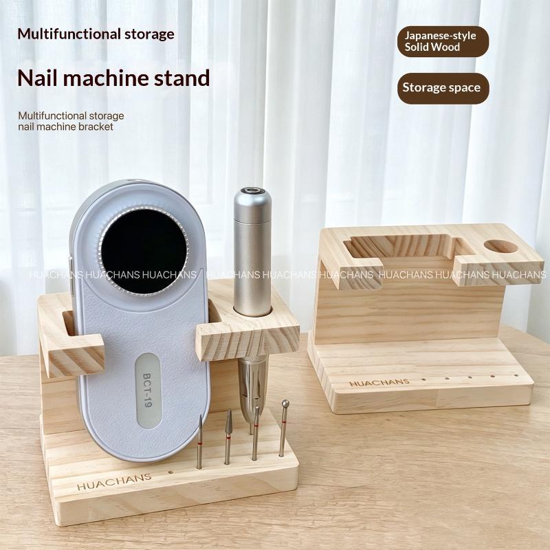ポータブル木製ネイルドリルビットホルダー 1 個マニキュアツ - Phone Accessories For Travel のレビューと価格
