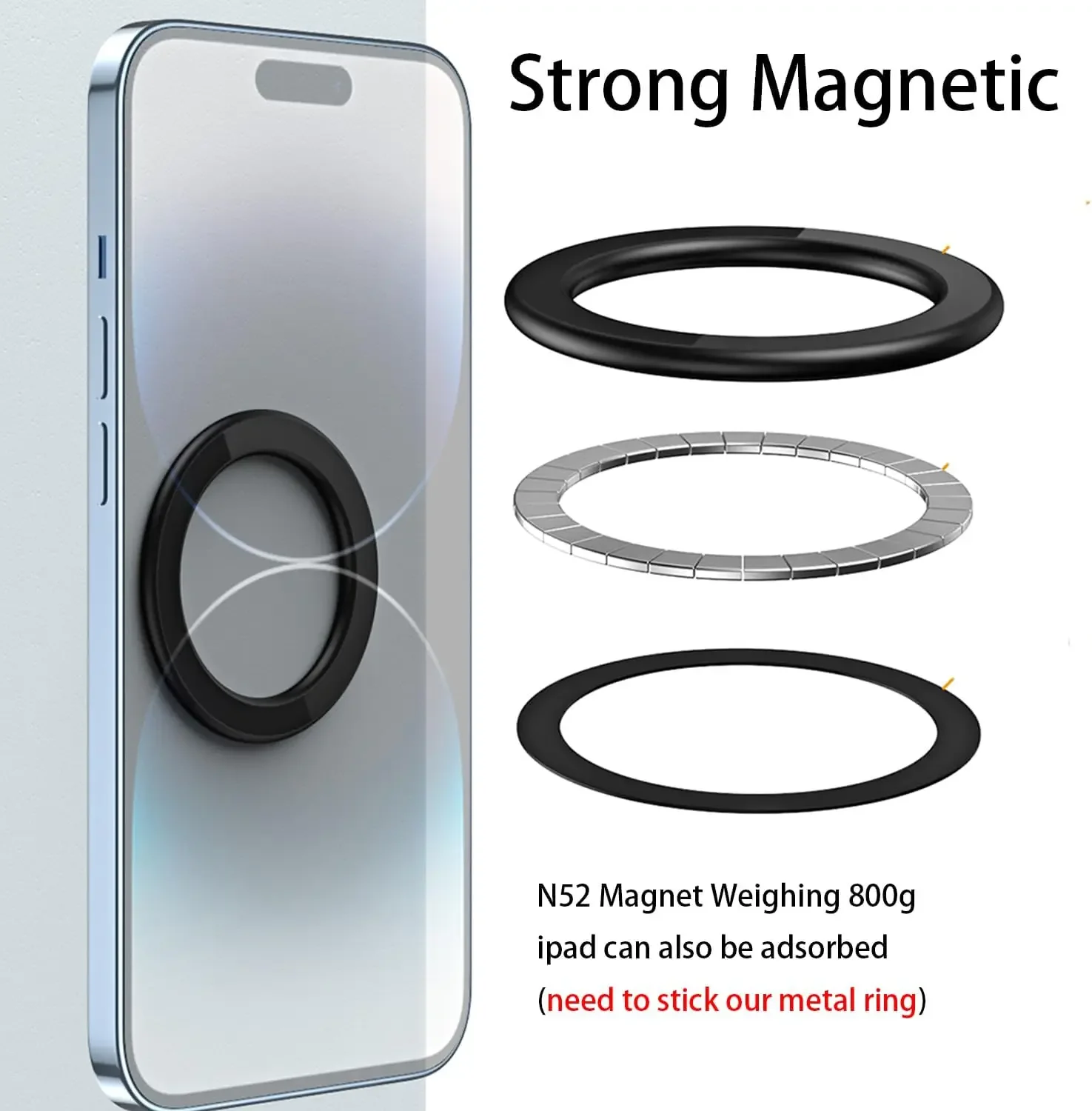 MagSafe対応 磁気リングホルダー 強力マグネット 携帯 - Phone Accessories のレビューと価格