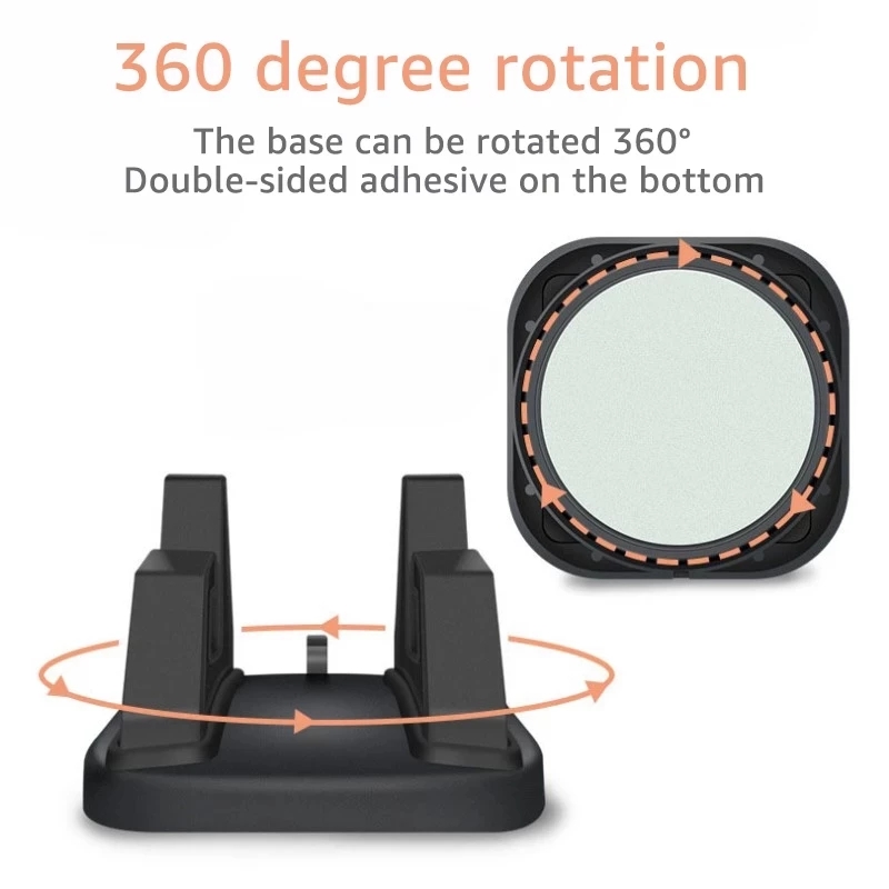 360 度回転車の携帯電話ホルダーダッシュボード粘着ユニバー - Phone Accessories For Android のレビューと価格
