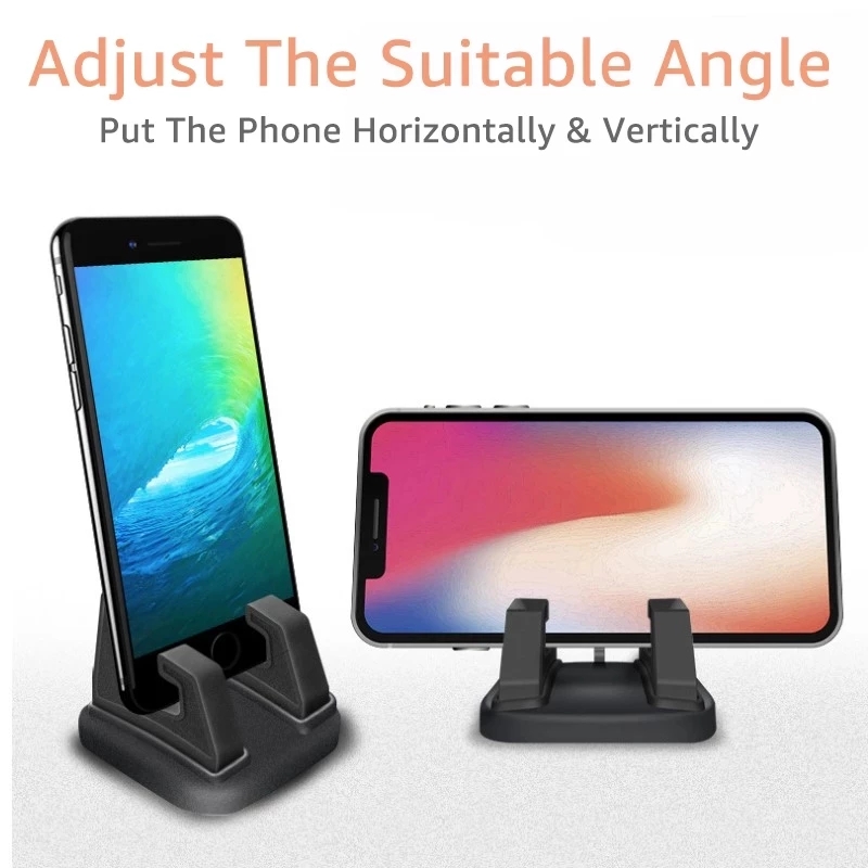 360 度回転車の携帯電話ホルダーダッシュボード粘着ユニバー - Phone Accessories For Android のレビューと価格