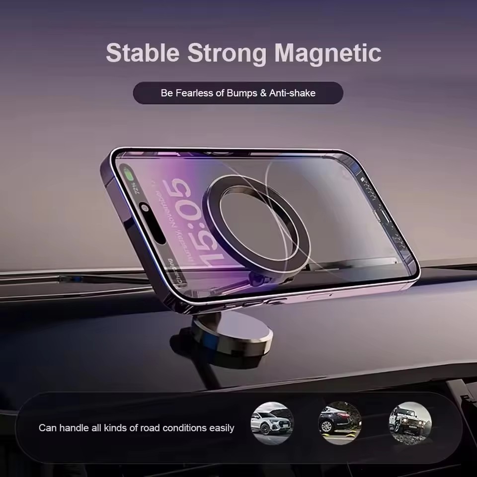マグセーフ360対応折りたたみ式マグネット式車載携帯電話ホル - Phone Accessories のレビューと価格