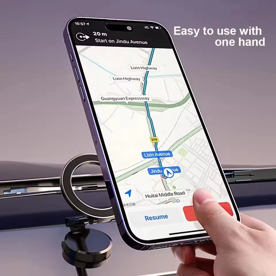 マグセーフ360対応折りたたみ式マグネット式車載携帯電話ホル - Phone Accessories のレビューと価格