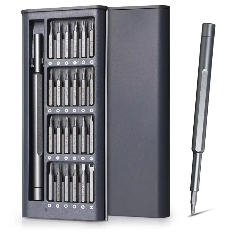 25 in 1 磁気精密ドライバーキット、24個のミニポケッ - Phone Repair Kit のレビューと価格