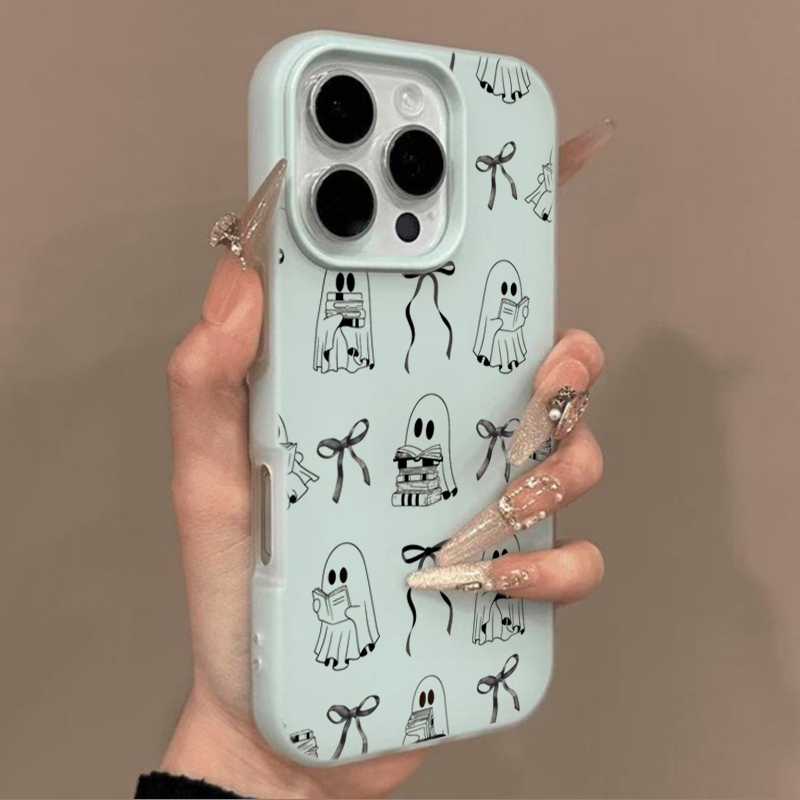 かわいいハロウィンブックゴーストボウのiPhoneケース i - X Phone Accessories のレビューと価格