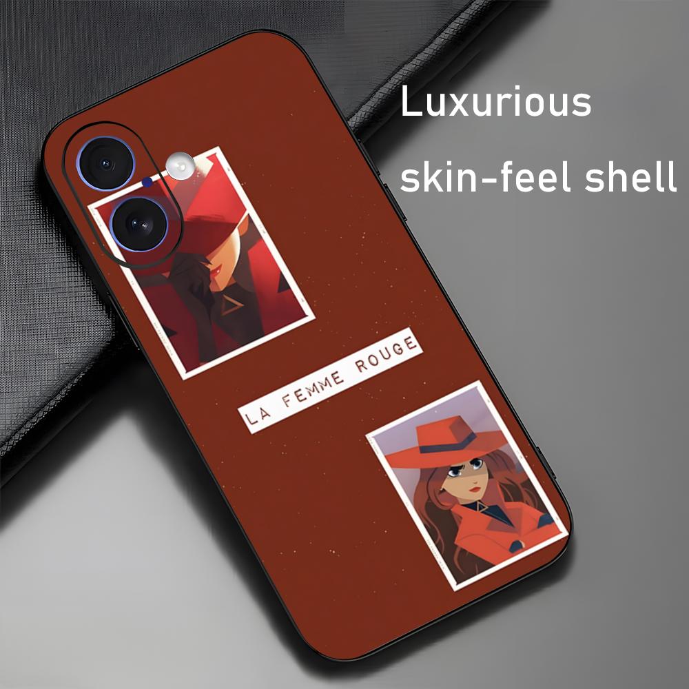 ホットなカルメン・サンディエゴの漫画風iPhoneケース i - X Phone Accessories のレビューと価格