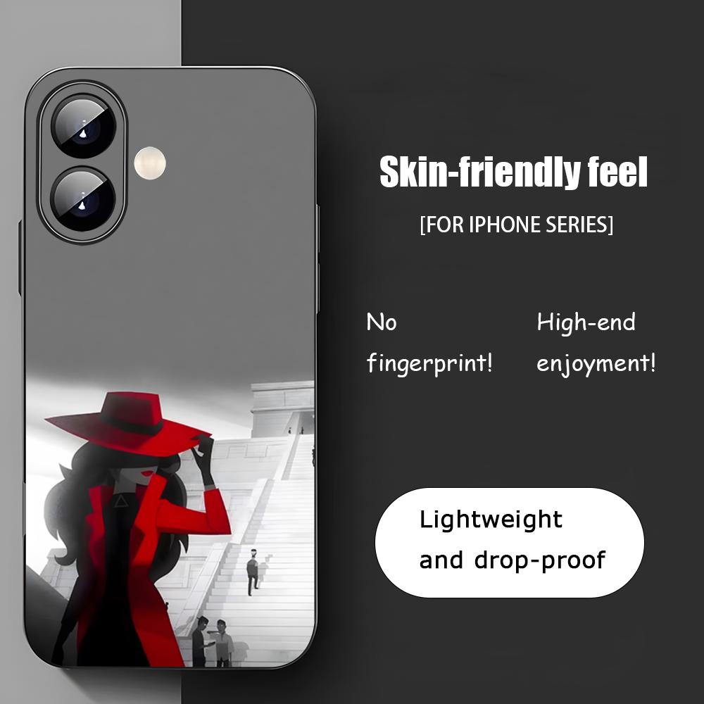 ホットなカルメン・サンディエゴの漫画風iPhoneケース i - X Phone Accessories のレビューと価格