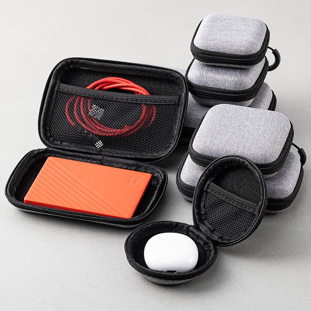 1個入りイヤホン/携帯電話/充電ケーブル用EVA収納バッグ、 - Phone Accessories のレビューと価格