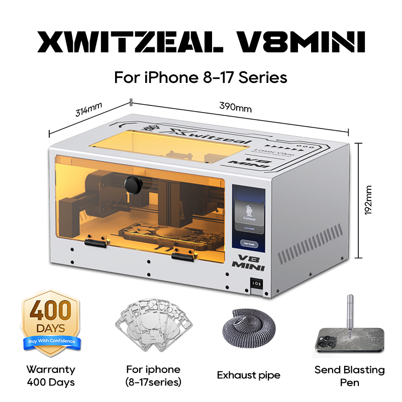 Xwitzeal ®   iPhone背面ガラス修理用V8  - Phone Repair Kit のレビューと価格