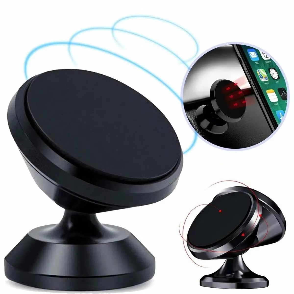 マグネット式車載携帯電話ホルダー マグネットマウントブラケッ - Phone Accessories のレビューと価格