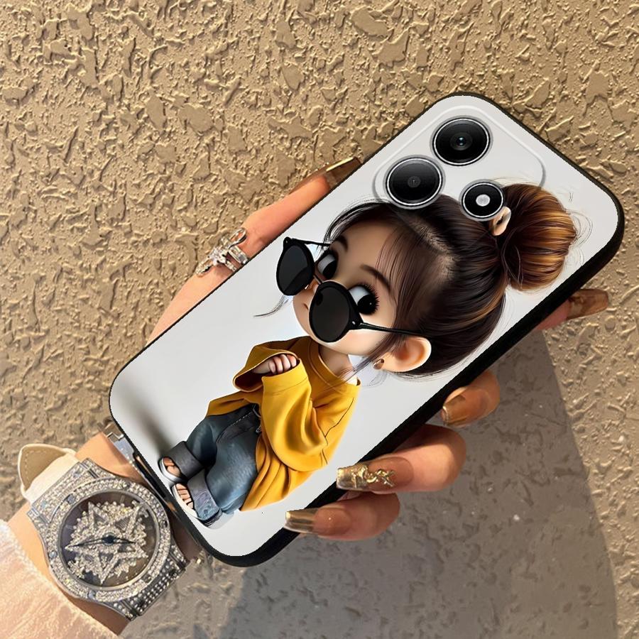漫画の女の子柄のXiaomi Redmi Note 14 1 - X Phone Accessories のレビューと価格