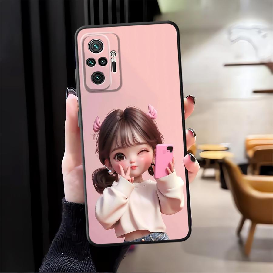 漫画の女の子柄のXiaomi Redmi Note 14 1 - X Phone Accessories のレビューと価格