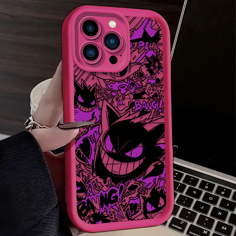 ポケモン ゲンガー グラフィティ スマホケース iPhone - X Phone Accessories のレビューと価格