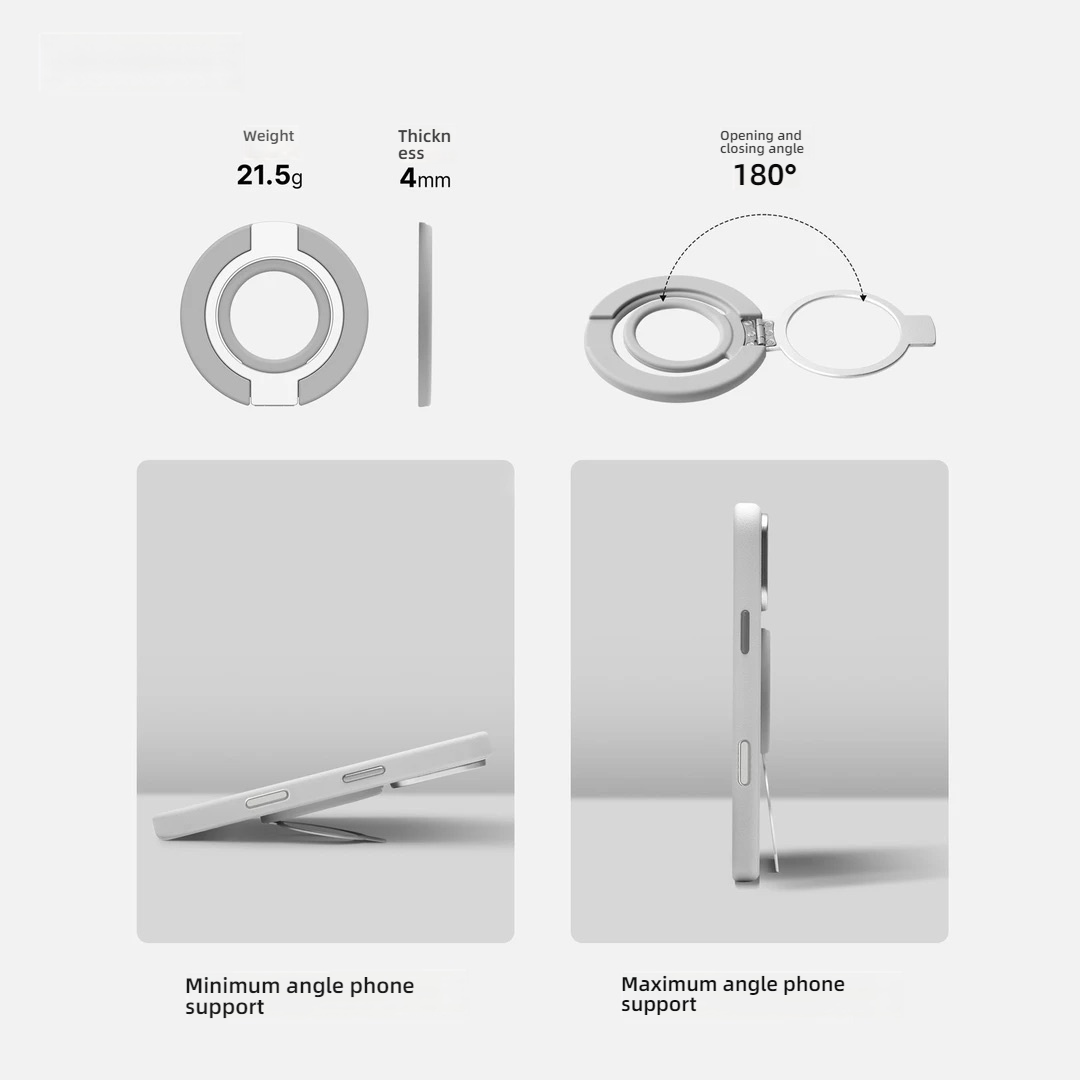 両面磁気シリコンフィンガーリング電話ホルダー携帯電話アクセサ - Phone Accessories For Android のレビューと価格