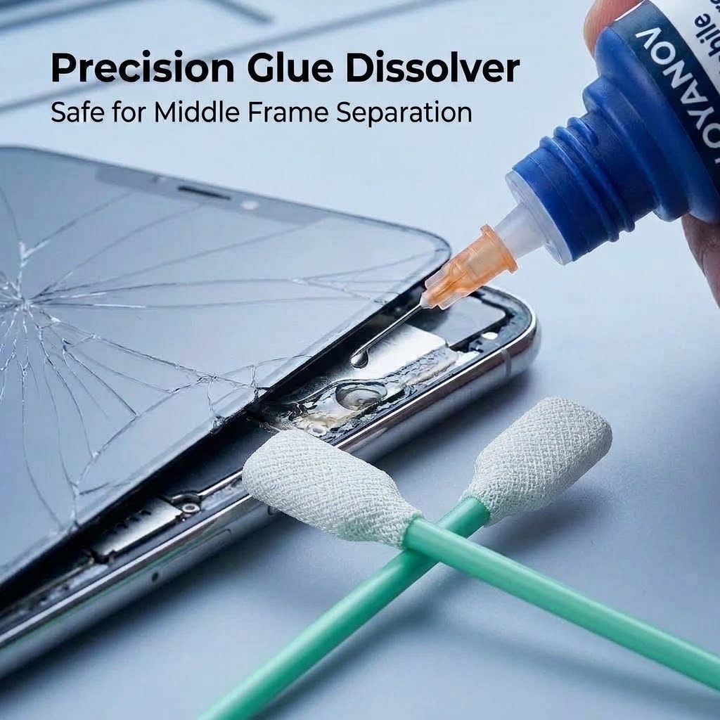 携帯電話画面の接着剤除去用精密針、平綿棒、LCDガラス分解用 - Phone Repair Kit のレビューと価格
