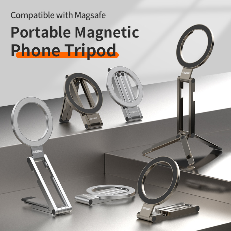 マグネット式携帯電話スタンド ポータブル折りたたみ式携帯電話 - Phone Accessories For Travel のレビューと価格