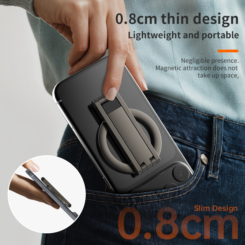 マグネット式携帯電話スタンド ポータブル折りたたみ式携帯電話 - Phone Accessories For Travel のレビューと価格