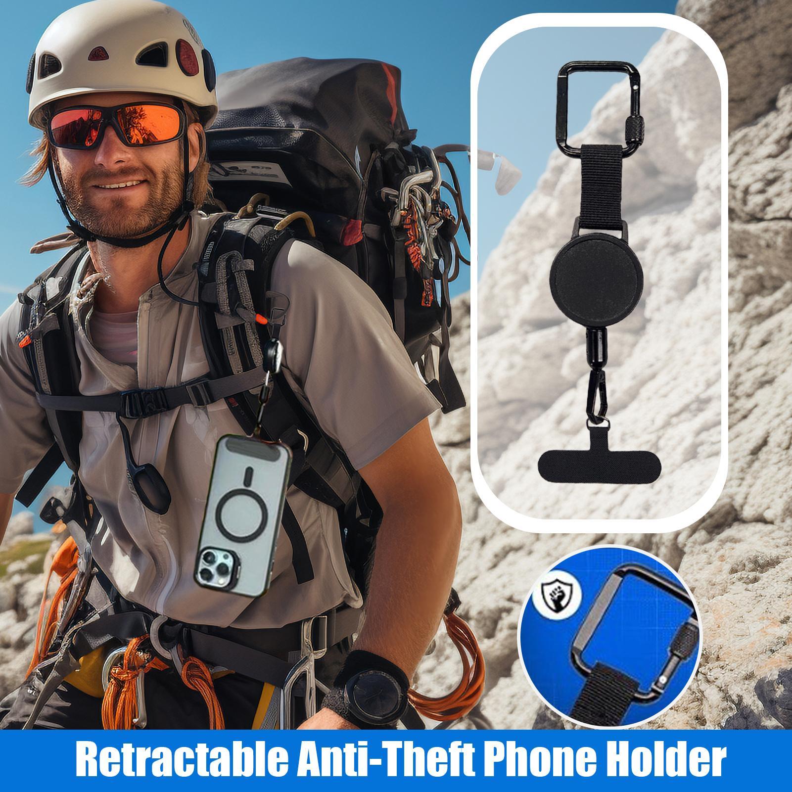 格納式ストラップ付き盗難防止携帯電話ホルダー、屋外旅行用携帯 - Phone Accessories For Travel のレビューと価格