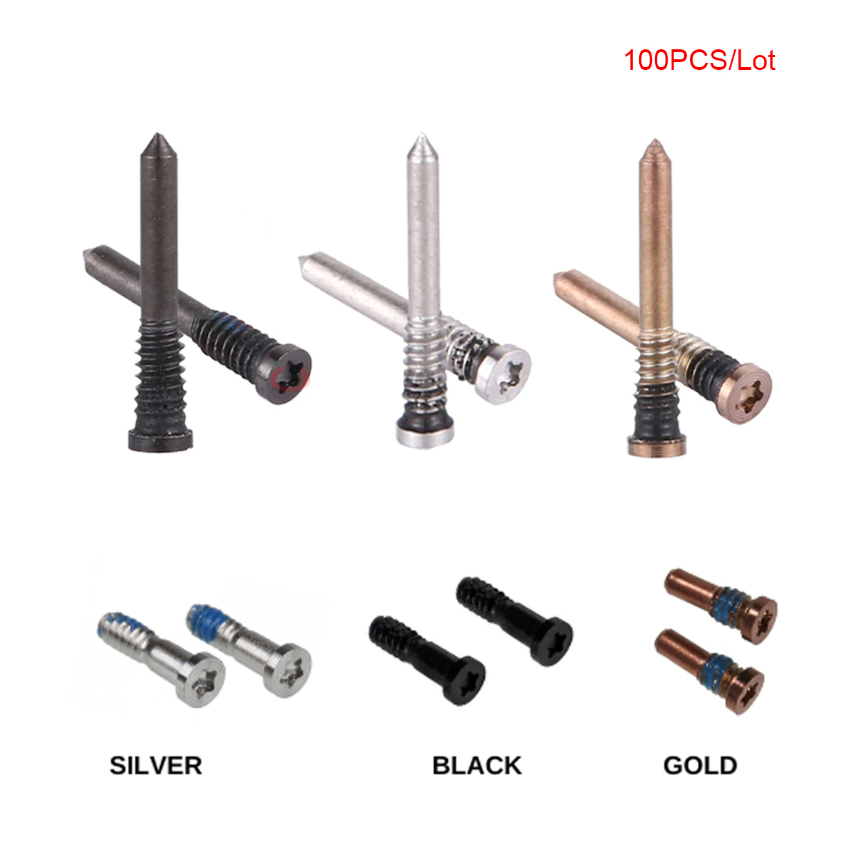 100個入り ボトムペンタローブネジ 修理用携帯電話アクセサ - Phone Repair Kit のレビューと価格
