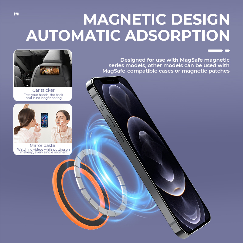 MagSafe対応 強力マグネットリング式スマホホルダー 粘 - Phone Accessories のレビューと価格