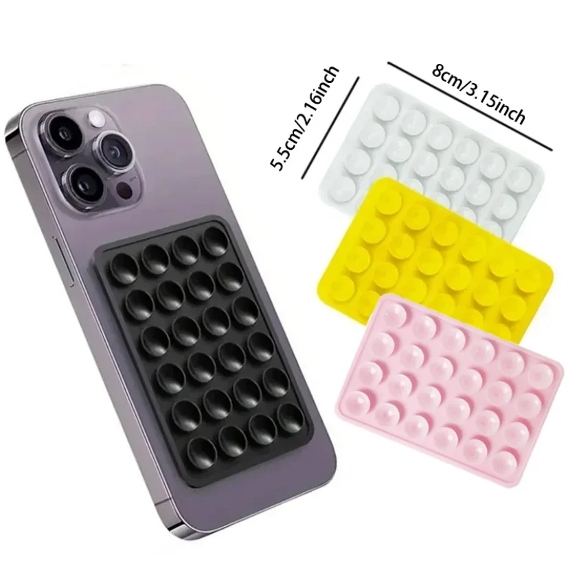 シリコン吸盤式スマホホルダー 多機能吸盤壁掛けスタンド 正方 - Phone Accessories のレビューと価格
