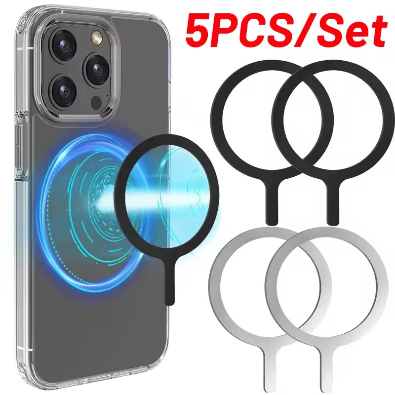 5-1個入りステッカーリング Magsafeワイヤレス充電用 - Quirky Phone Accessories のレビューと価格