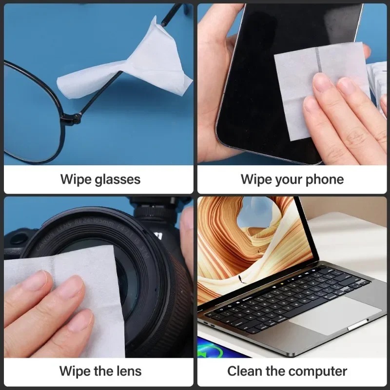 200 個使い捨てミラークリーニングワイプユニバーサル汚れ除 - Phone Accessories Wholesale In China のレビューと価格